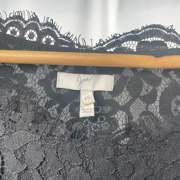 Joie Susina Short Sleeve Lace Sheath Dress‎ in Black Size Extra Small - Picture 3 of 6